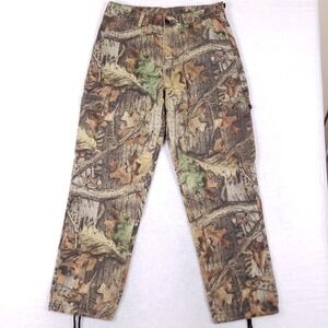 Liberty Advantage Timber Camo Cargo Pants Mens Medium 32-34 Y2K Gorpcore Hunting